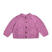 Kid's Cardigan in Orchid Melange