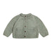 Kid's Cardigan in Green Melange