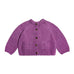 Kid's Cardigan in Purple Melange
