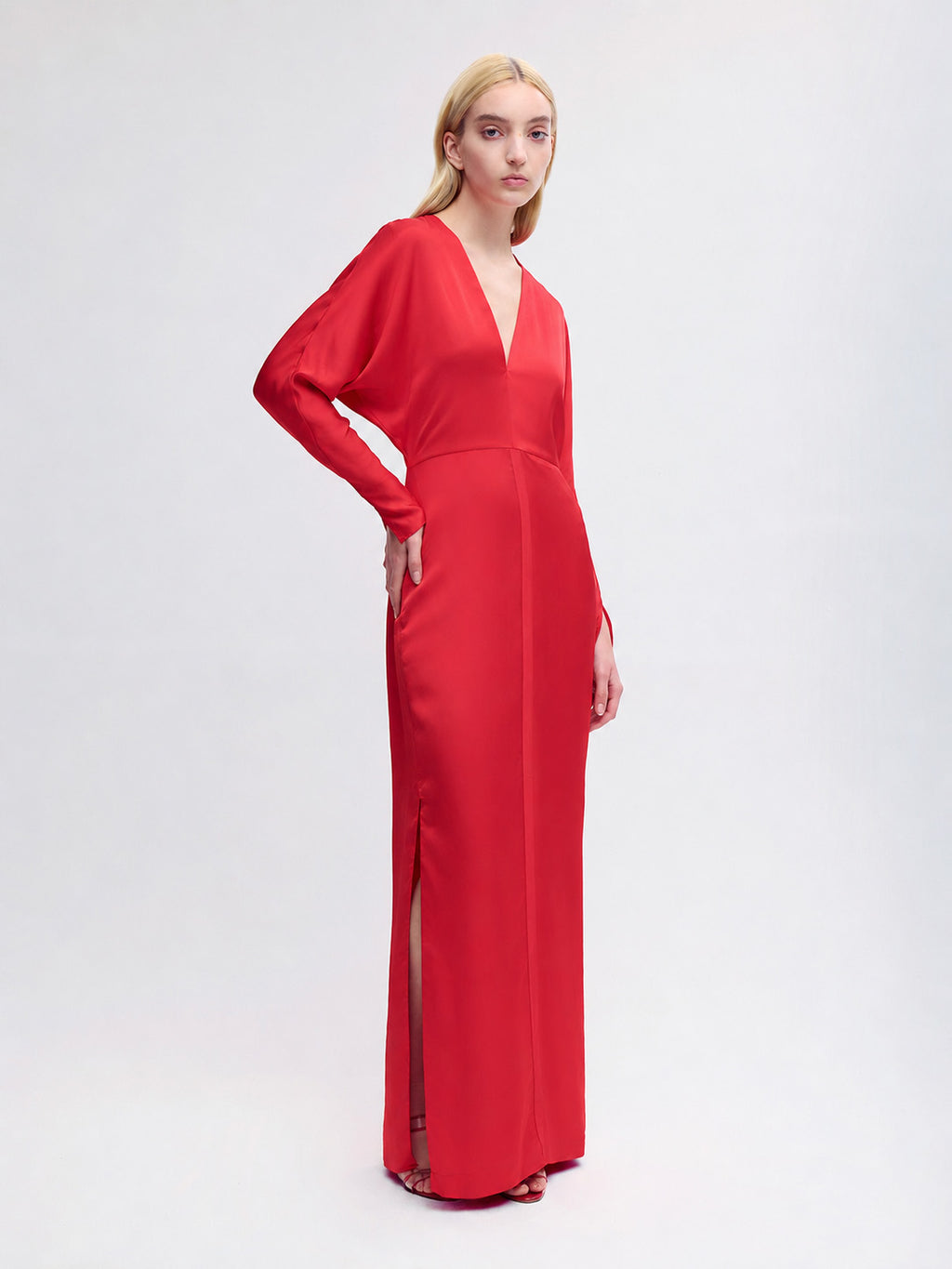 Drape Sleeve Dress