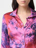 Fitted Printed Silk Shirt