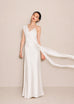 Slip Gown with Drapes