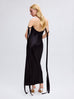 V-Neck Bustier Dress with Ties