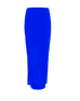 Silk Maxi Skirt in Klein Blue