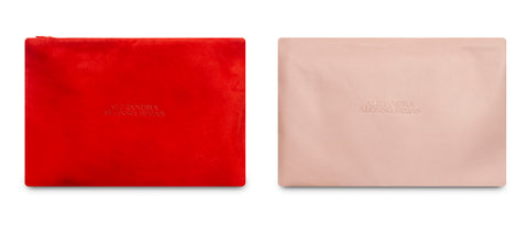 AURA RED AND PINK POUCH