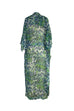 ISLA BLUE FLORAL CHIFFON ROBE