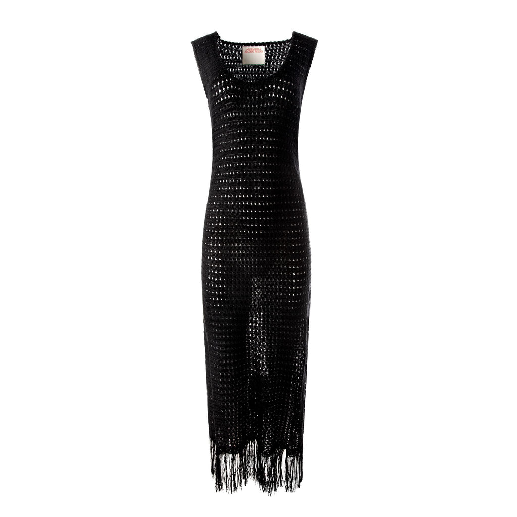Black Hand Crochet Dress Alejandra Alonso Rojas Black Hand Crochet Dress Alejandra Alonso Rojas