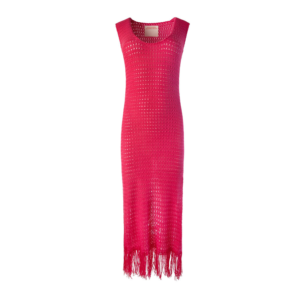 Fuschia Hand Crochet Dress Alejandra Alonso Rojas Fuschia Hand Crochet Dress Alejandra Alonso Rojas