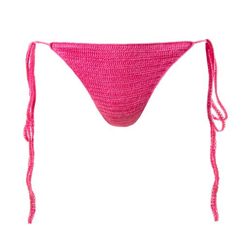 Fuschia Hand Crochet Bikini Bottom